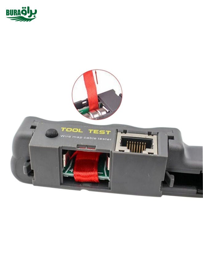 BURAQ TLN568CR Multi-functional Dual-use Network Telephone Crimping Tool with Tester Network Pliers  - Image 4