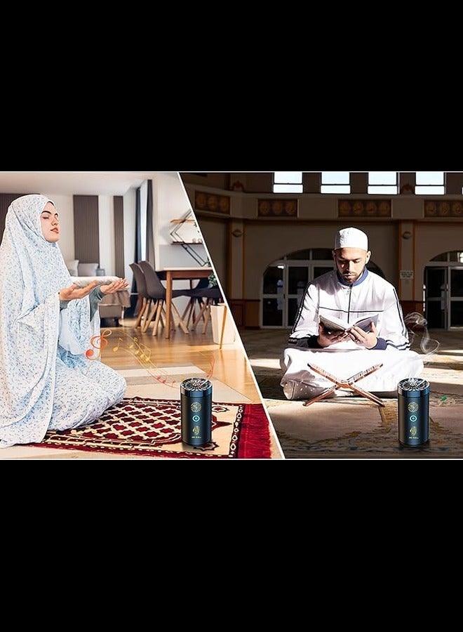 APP Control Quran Bluetooth Speaker Car Incense Burner, Bukhoor With Speaker Black - Image 4