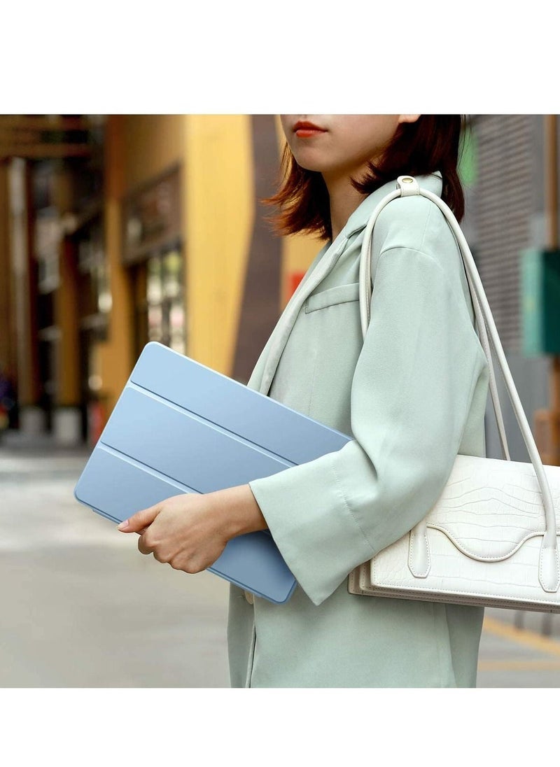 Gravity Case for iPad 8th Generation/iPad 10.2 Case 2020, Smart Folio Soft TPU Protective Case Cover with Apple Pencil Holder for iPad 8th/7th Gen, Auto Sleep/Wake, Full Body Protection - Sky Blue - Image 4