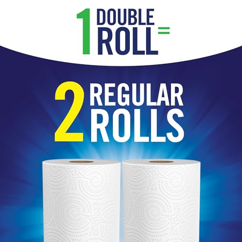 Sparkle Tear-A-Square Paper Towels, 2 Double Rolls = 4 Regular Rolls, Customizable Sheet Size Paper Towel - Image 5