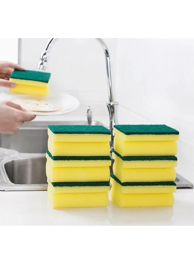 PROMASS Kitchen sponge pack of 3 multi purpose Dishwashing sponges for dishwashing and cleaning essentials in every kitchen