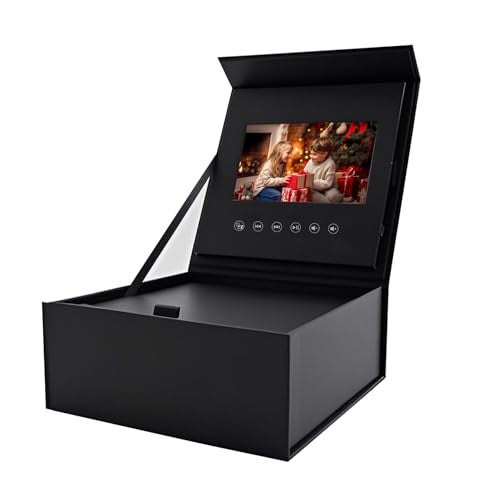 Sourcingbay Wedding & Birthday Video Gift Box – 5-Inch IPS Screen, 4GB, Type-C – Custom Magnetic Closure for Personalized Greetings - Image 1