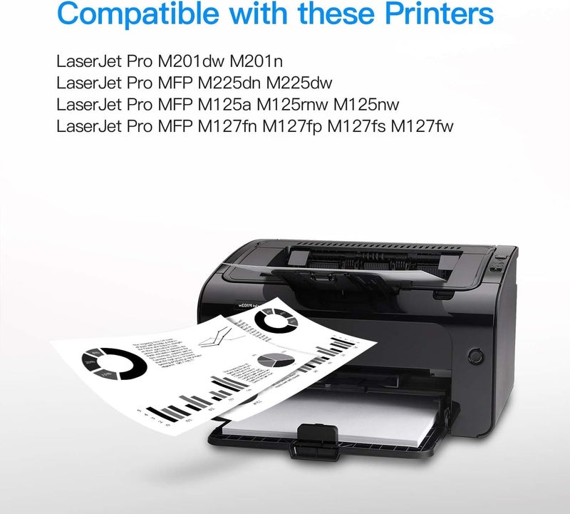 LxTek Compatible Toner Cartridge Replacement for HP 83a cf283a Toner Cartridge Compatible with LaserJet Pro MFP M125nw M201dw M225dw M201n M125a M127fw M127fn (1 Black, High Yield) - Image 2