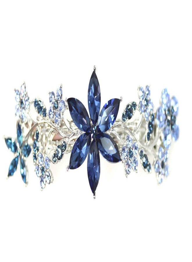 Faship Gorgeous Navy Blue Crystal Barrette - Image 5