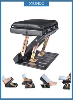 XiuWoo Portable Ergonomic Removable Soft Adjustable Footrest with Removable Soft Foot Rest Pad and Massaging Beads  - Image 1