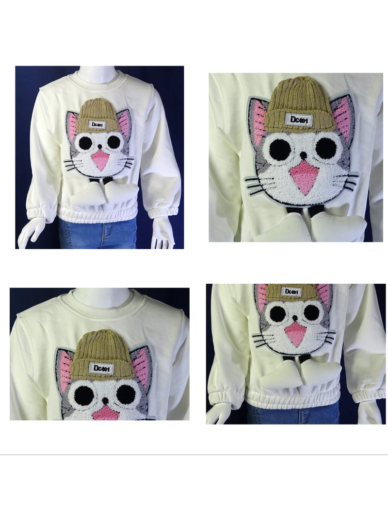 SHELTERE "A long-sleeve girls' T-shirt with a beautiful design from the Shelter 35679 collection." - Image 1