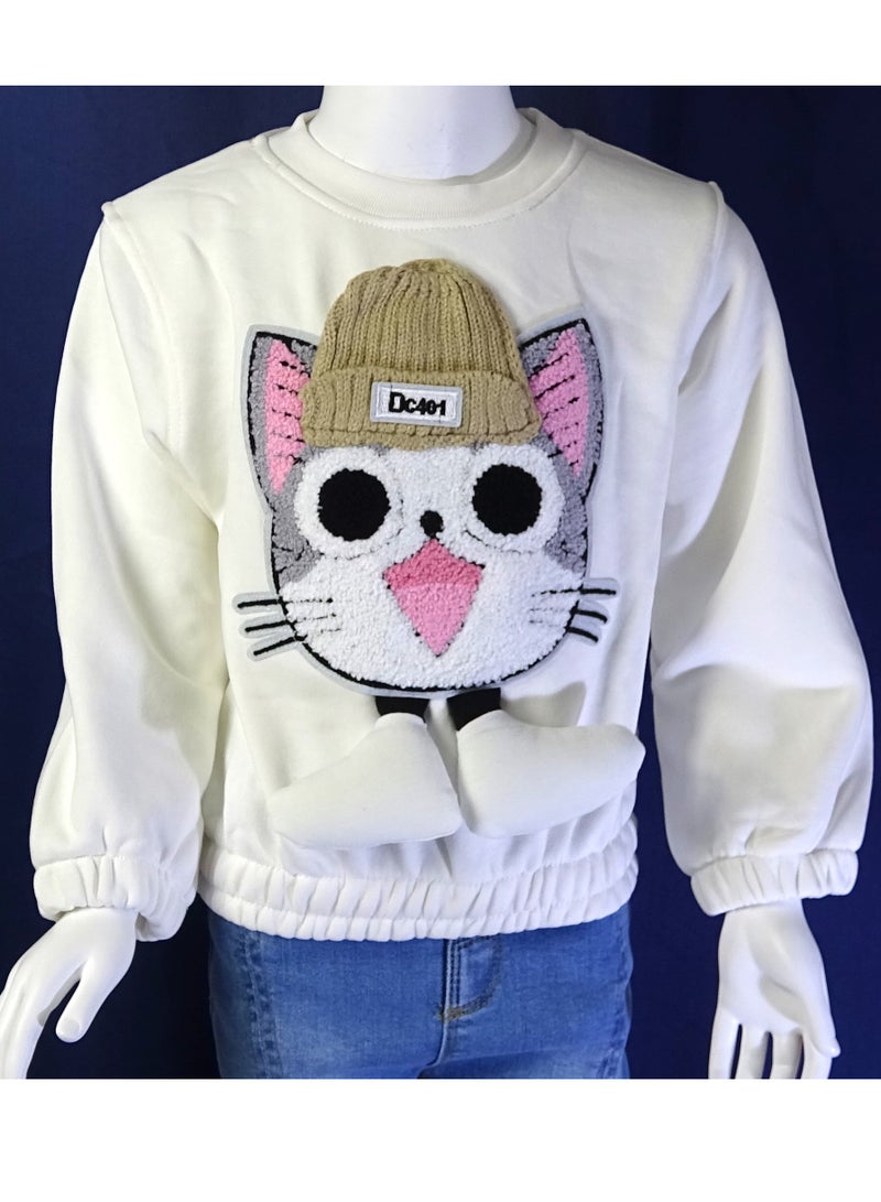 SHELTERE "A long-sleeve girls' T-shirt with a beautiful design from the Shelter 35679 collection." - Image 2