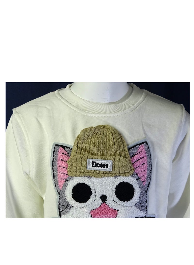 SHELTERE "A long-sleeve girls' T-shirt with a beautiful design from the Shelter 35679 collection." - Image 4