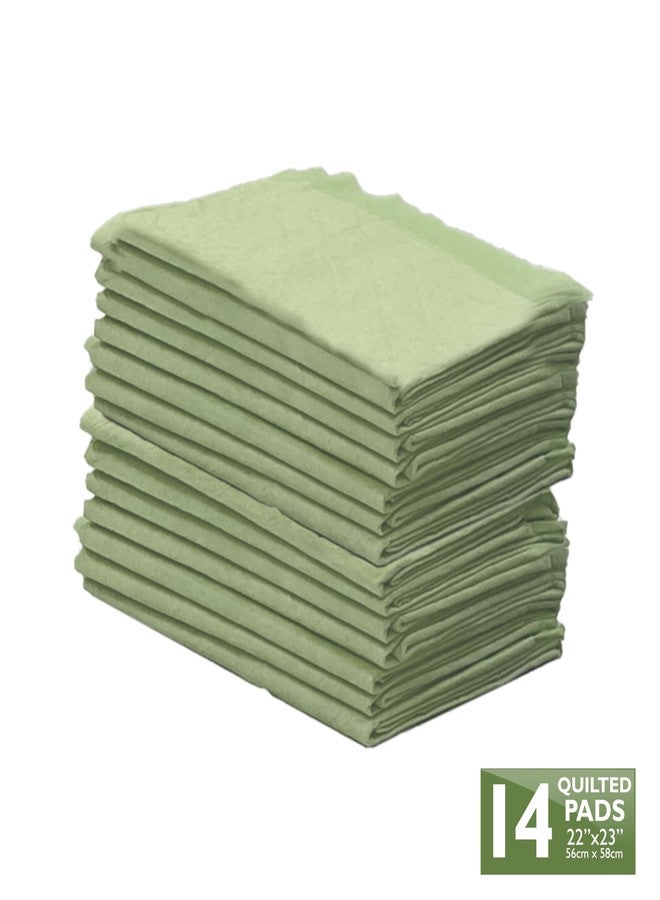 Four Paws Wee-Wee Superior Performance Bamboo Pee Pads for Dogs, Earth Friendly Dog & Puppy Potty Training Pads, Crate Liners, Housebreaking Supplies, 22" x 23" (14 Count) - Image 2