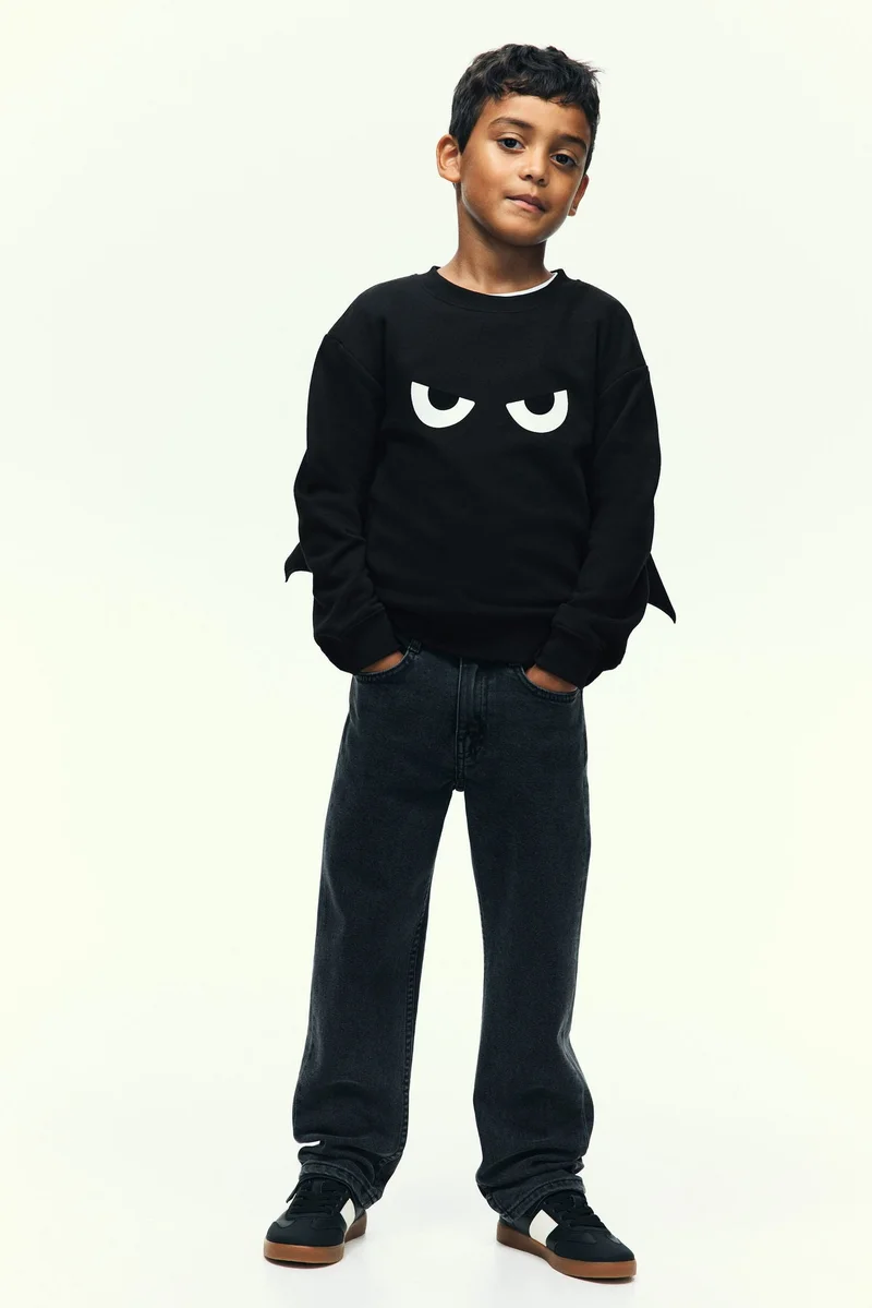 اتش اند ام سويت شيرت مزين بزخارف