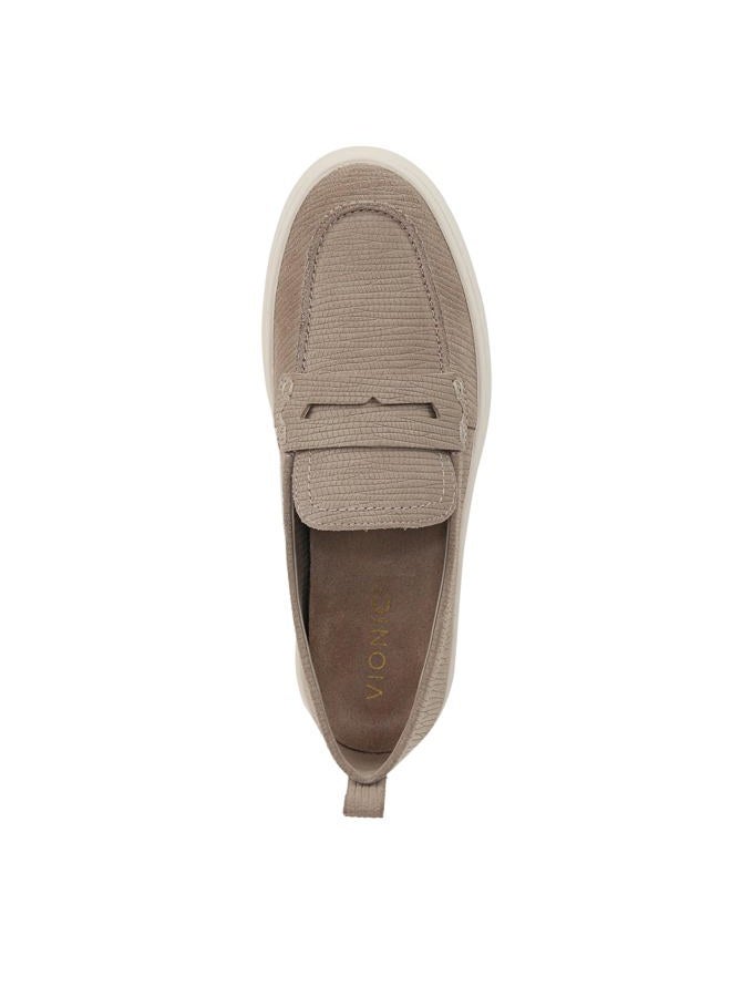 Vionic Women's Uptown Loafer, Cobblestone Suede, 12 Wide - Image 5
