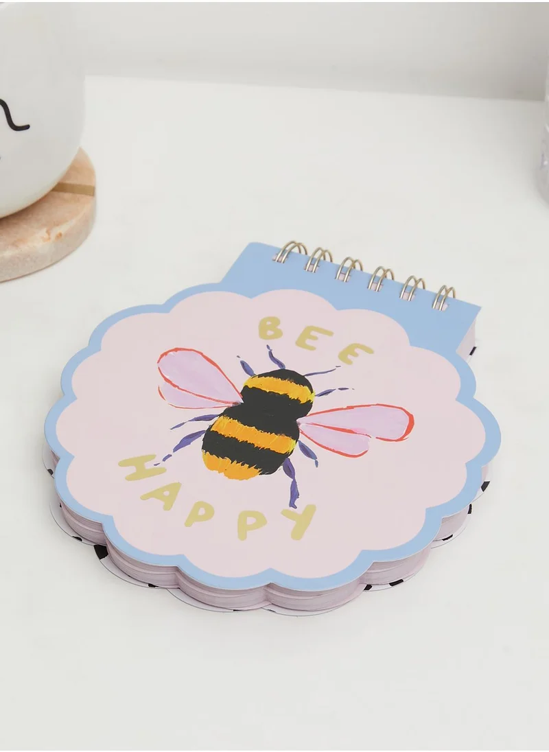 eleanor bowmer Bee Happy Shaped Notepad