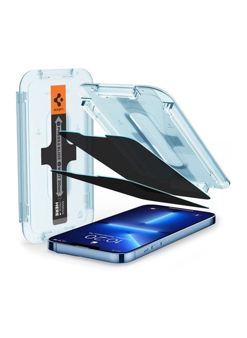 GLAStR EZ FIT PRIVACY [2 Pack] designed for iPhone 13 Pro MAX Privacy Screen Protector Premium Tempered Glass with Auto Align technology