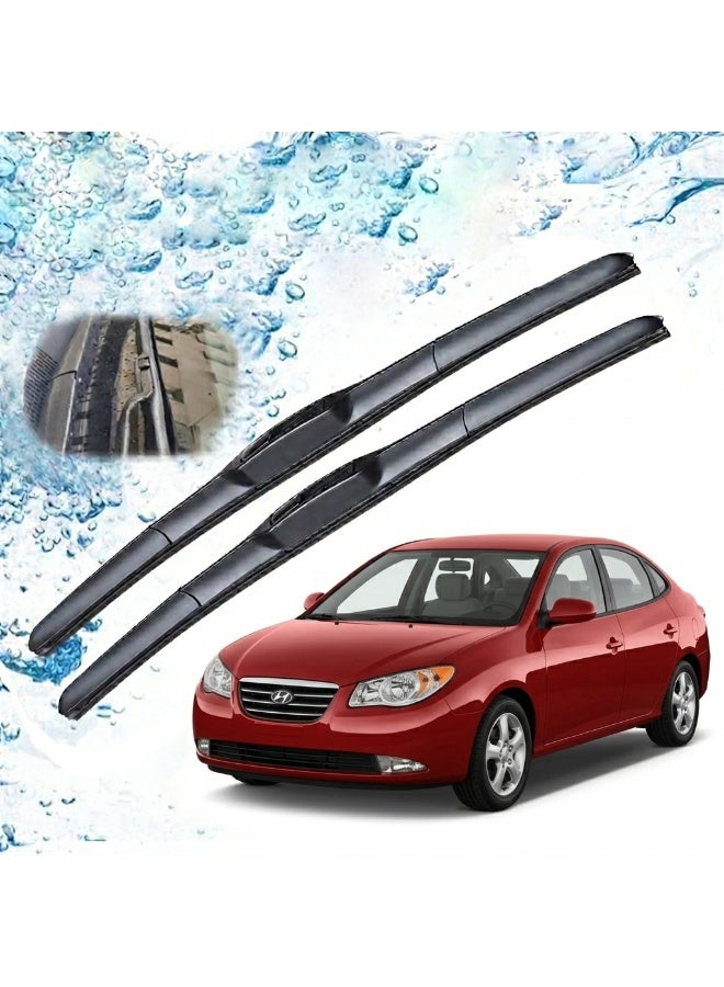 Elshafey front Windshield Wiper Blades for Hyundai Elantra HD 2007 - 2010 - Image 1