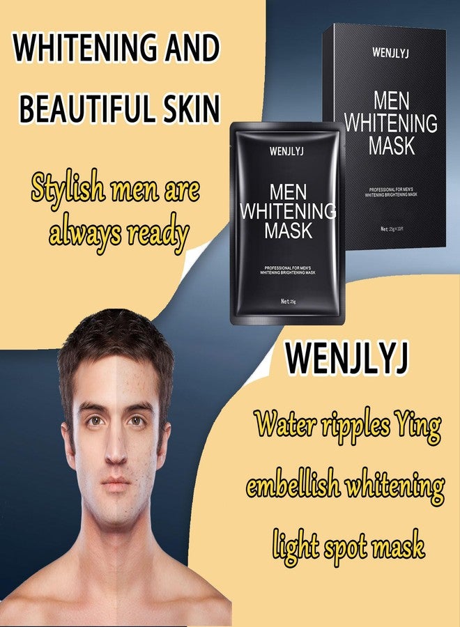 WENJLYJ Mens Face Sheet Mask Set,Hydrating Facial Sheet Masks Combo for All Skin Types,Moisturizing Mens Face Mask Skincare Gift Set for Him,Dad,Husband & Boyfriend (10 Pcs) - Image 2