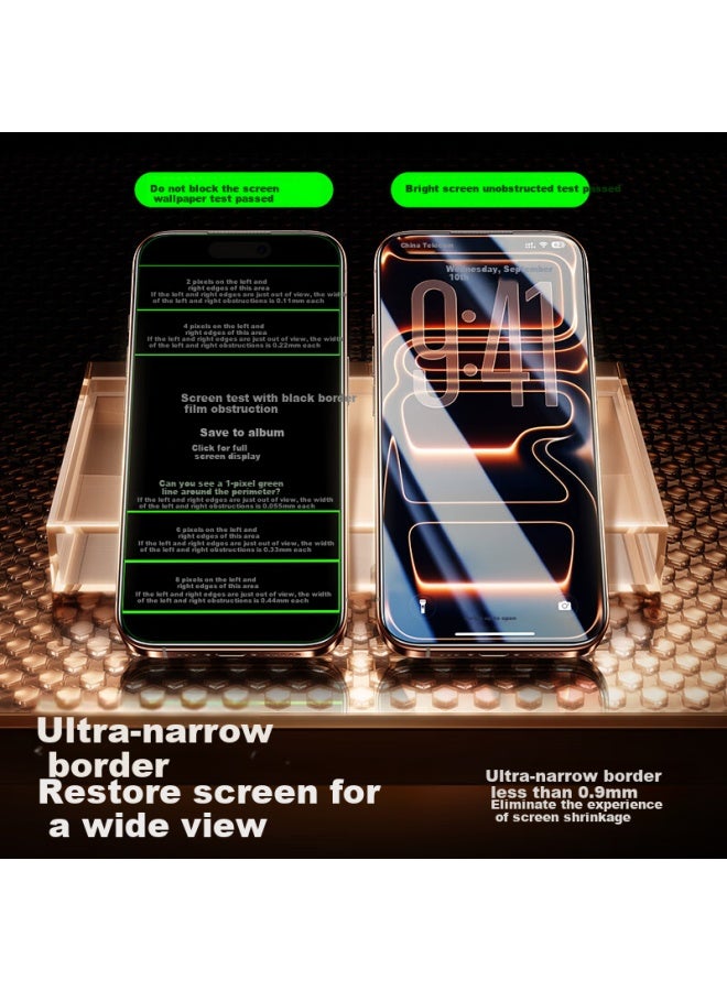 Smartdevil Iphone 17 Pro Max Screen Protector, High-definition Anti-shatter Anti-fingerprint Upgraded Earpiece Dust-proof Film For Apple 17 Pro Max - Image 3