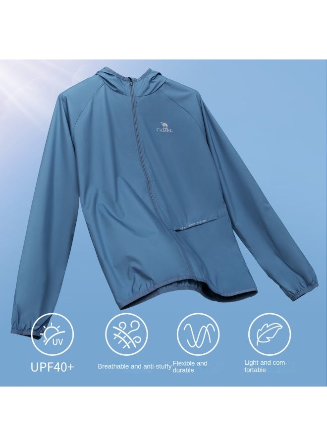 camel Cold White Sun Protection Jacket For Men, Spring And Summer High-efficiency Uv Protection, Lightweight Sports Windbreaker, Breathable Skin Jacket, Sunscreen Outerwear - Image 3