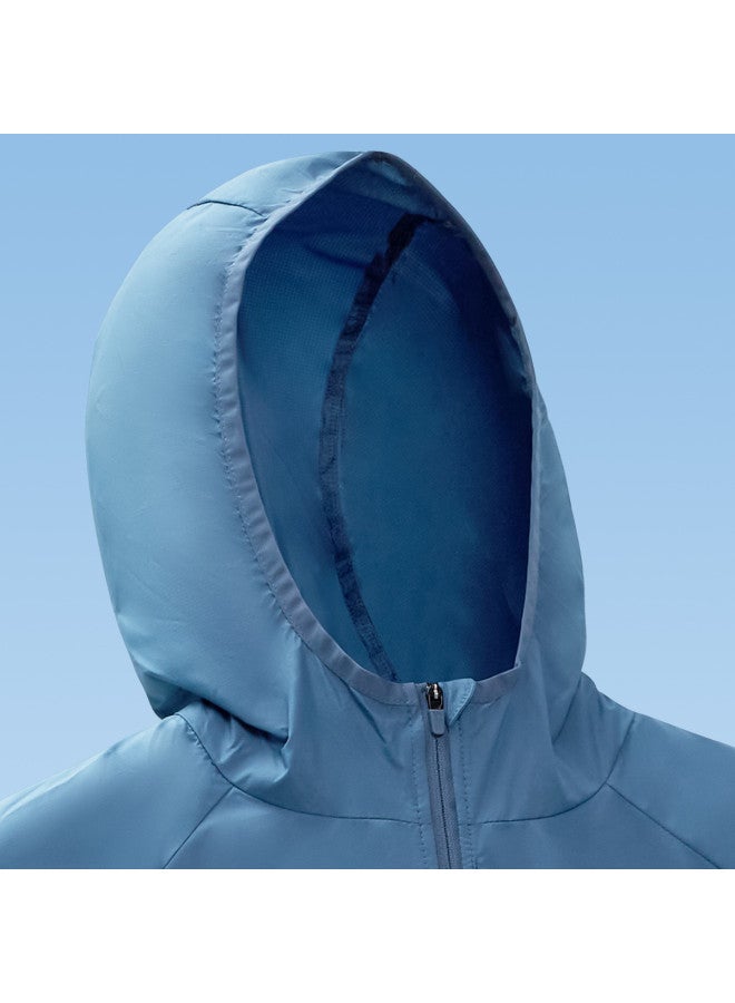 camel Cold White Sun Protection Jacket For Men, Spring And Summer High-efficiency Uv Protection, Lightweight Sports Windbreaker, Breathable Skin Jacket, Sunscreen Outerwear - Image 4