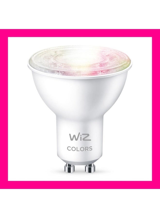 Wiz Smart LED Bulb GU10 Spotlight Bulb 4.7W 50W Equivalent, 345 Lumens, RGB 16 Million Colors, Warm to Cool White 2200K-6500K, Wi-Fi & Bluetooth, Plug & Play Smart Bulb, Voice Control, Works with Alexa Google Assistant Siri - Image 3