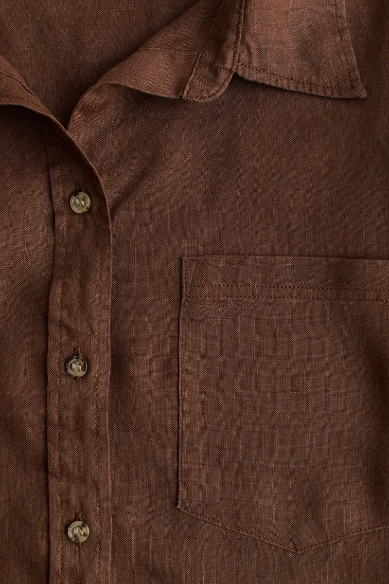 اتش اند ام Linen shirt