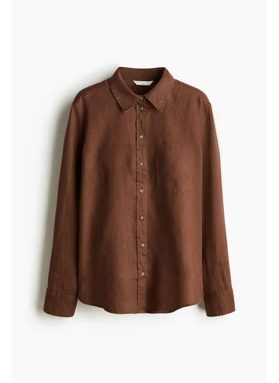 اتش اند ام Linen shirt