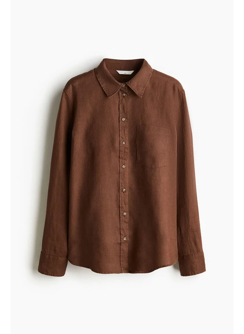 اتش اند ام Linen shirt