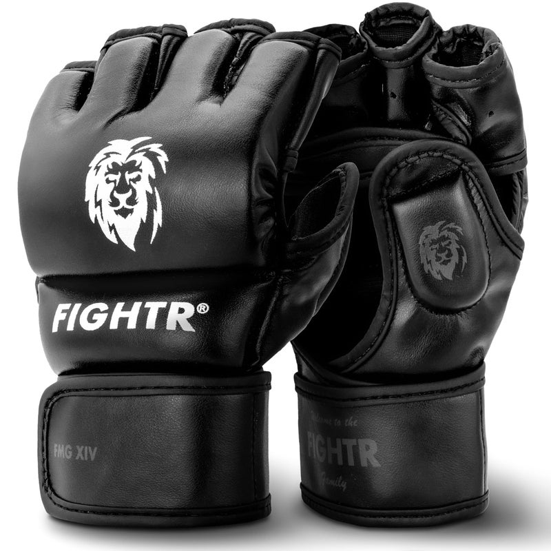 FIGHTR قفازات FIGHTRÂ® برو MMA للتدريب على المصارعة والملاكمة، فنون القتال، موياي تاي، تدريب على كيس اللكمات للملاكمة للرجال والنساء - Image 1