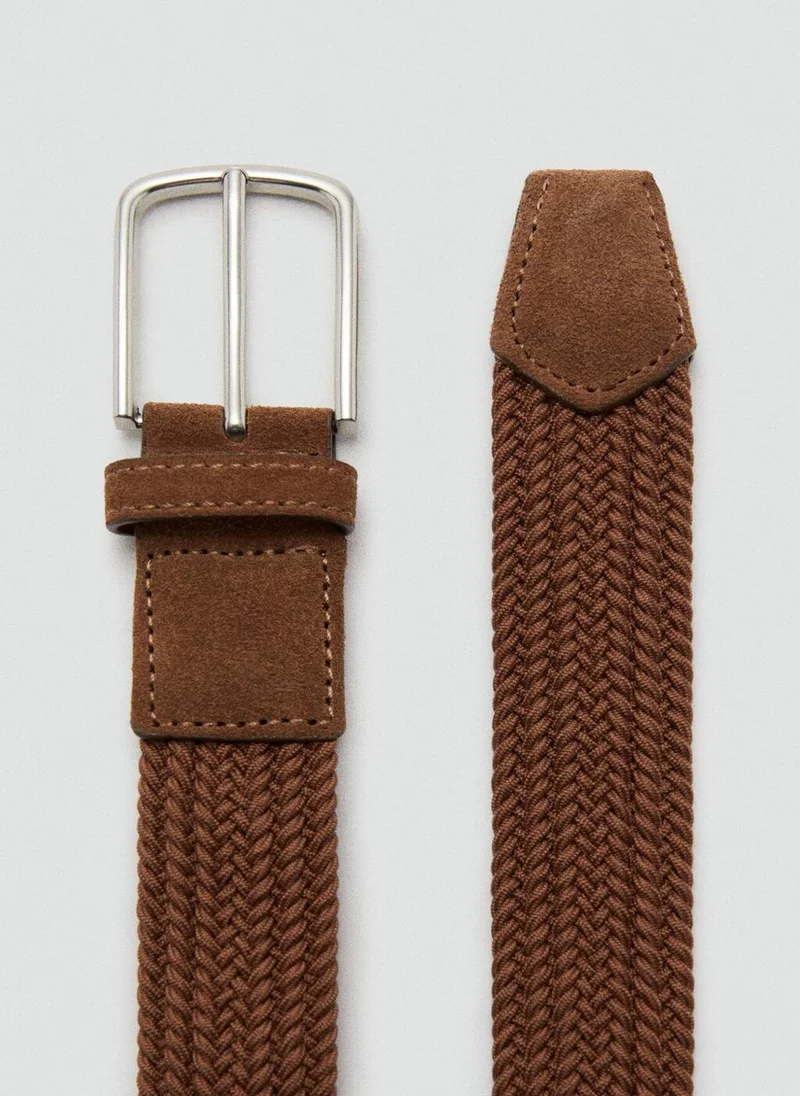 Mango Man Braided elastic belt