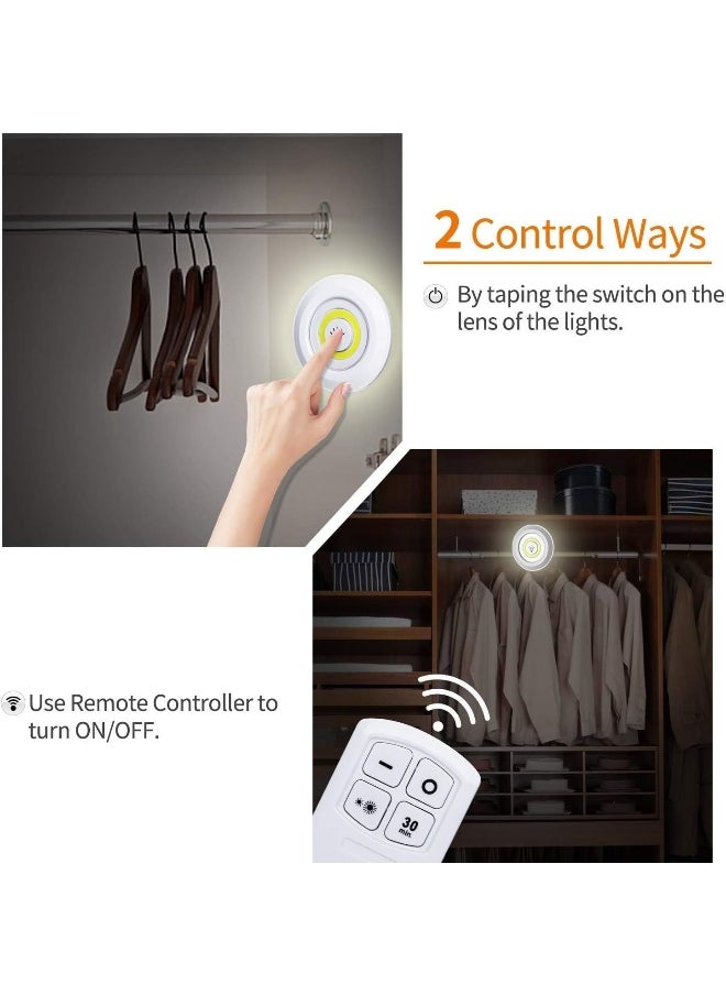 MOMENT MOMENT 3PCS LED Puck Lights with Remote Control  - Image 3