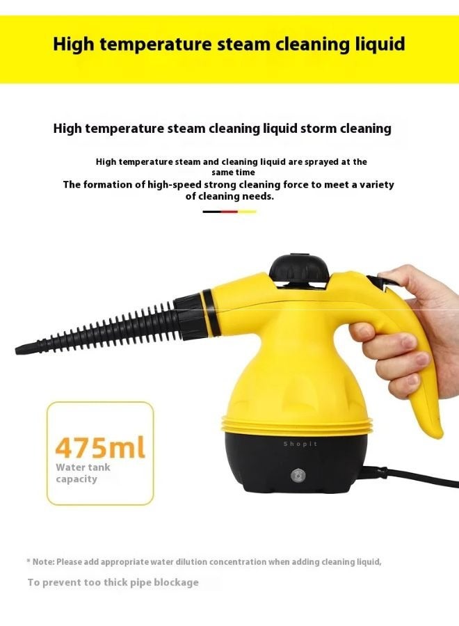 BICCHOO Portable Handheld Steam Cleaner 1000w Multifunctional High Temperature With 9 Pieces Accessories Suitable For Kitchen Sofa Bathroom Window - Image 5