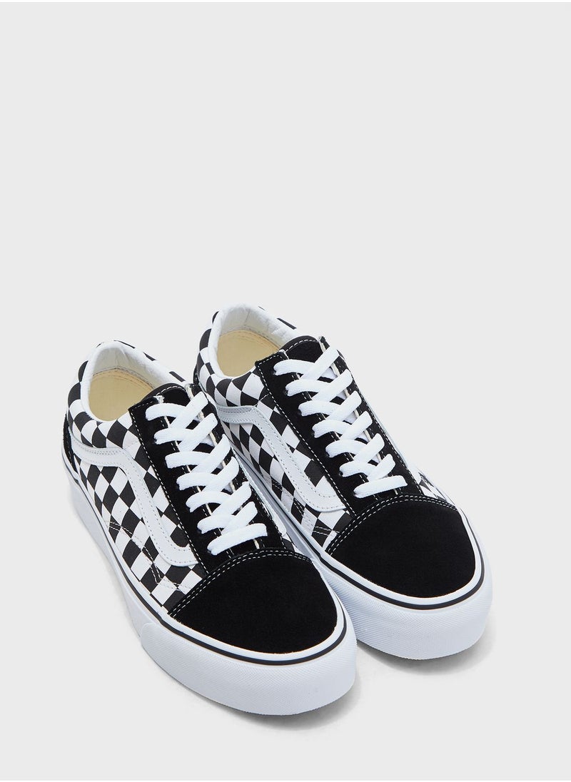 VANS - Checkerboard Old Skool Platform - Image 1