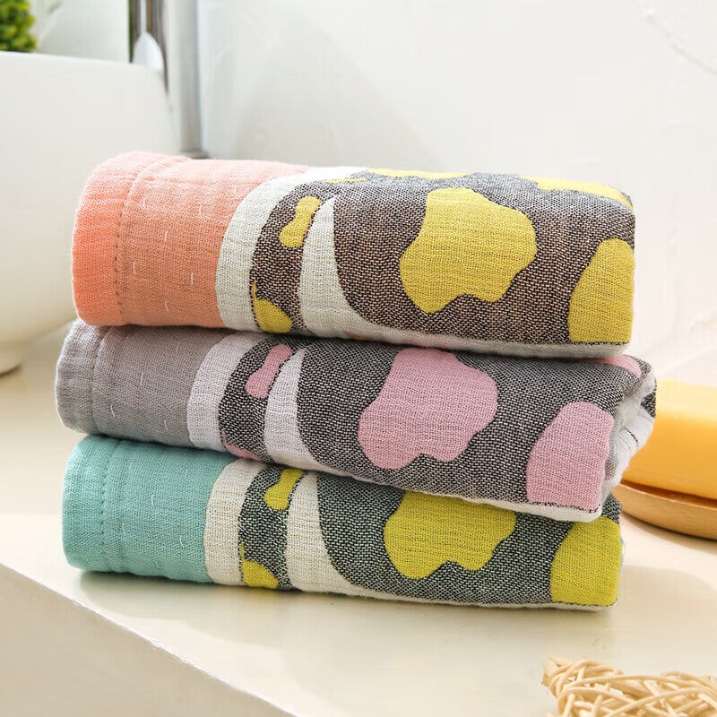 JD Jing Zao KING SHORE Class A Towel, 100% Pure Cotton, Absorbent, Lint-Free, 4-Layer Gauze Towel, Soft Sports Towel for Children, 3 Pieces - Image 5