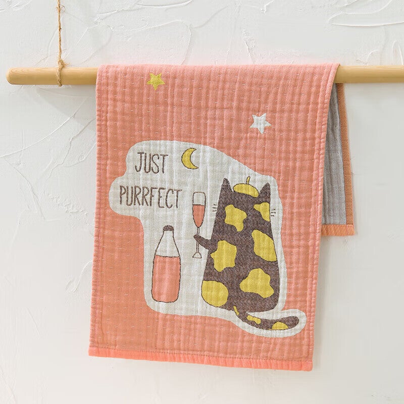 JD Jing Zao KING SHORE Class A Towel, 100% Pure Cotton, Absorbent, Lint-Free, 4-Layer Gauze Towel, Soft Sports Towel for Children, 3 Pieces - Image 2