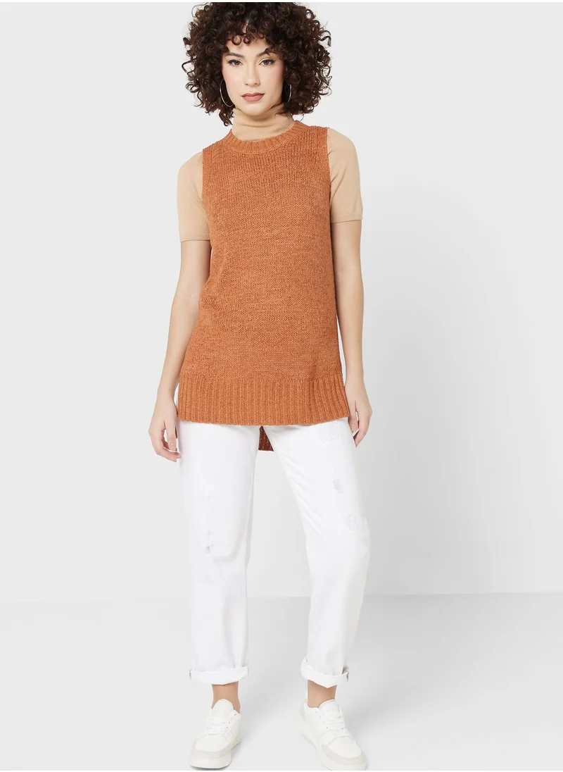 NEW LOOK Sleeveless Knitted Top