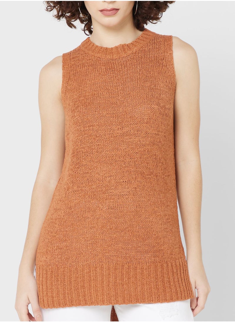 NEW LOOK - Sleeveless Knitted Top - Image 1
