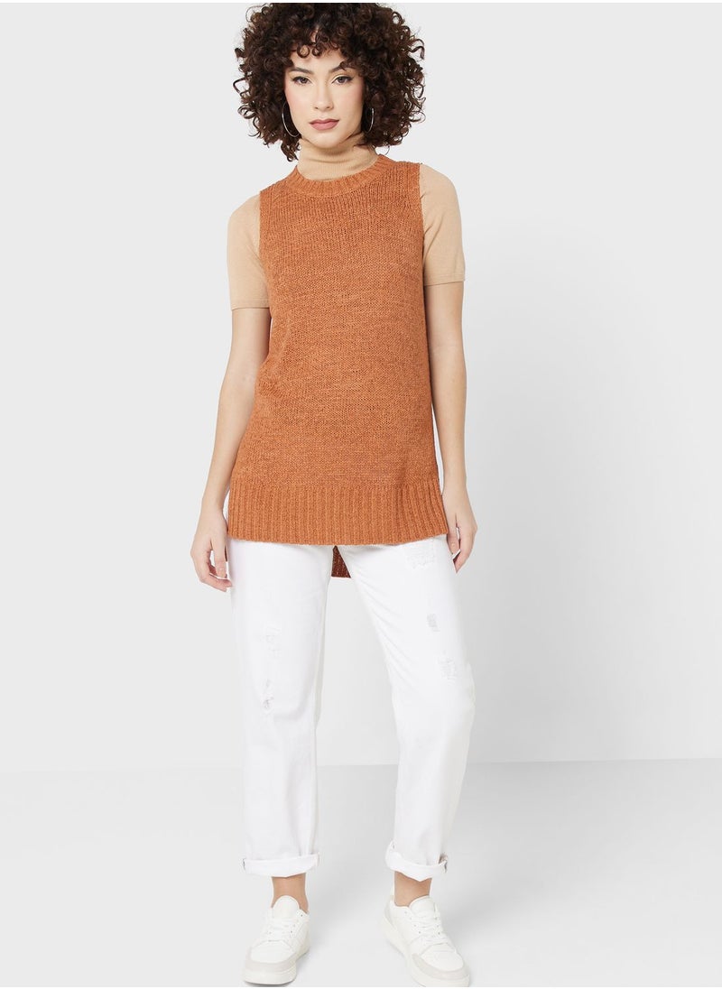 NEW LOOK - Sleeveless Knitted Top - Image 1
