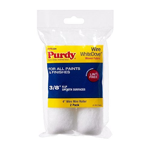 Purdy بدائل رولر الدواجن البيضاء الصغيرة من بوردى 140606042، عبوة 2، 4 بوصة × 3/8 بوصة - Image 1