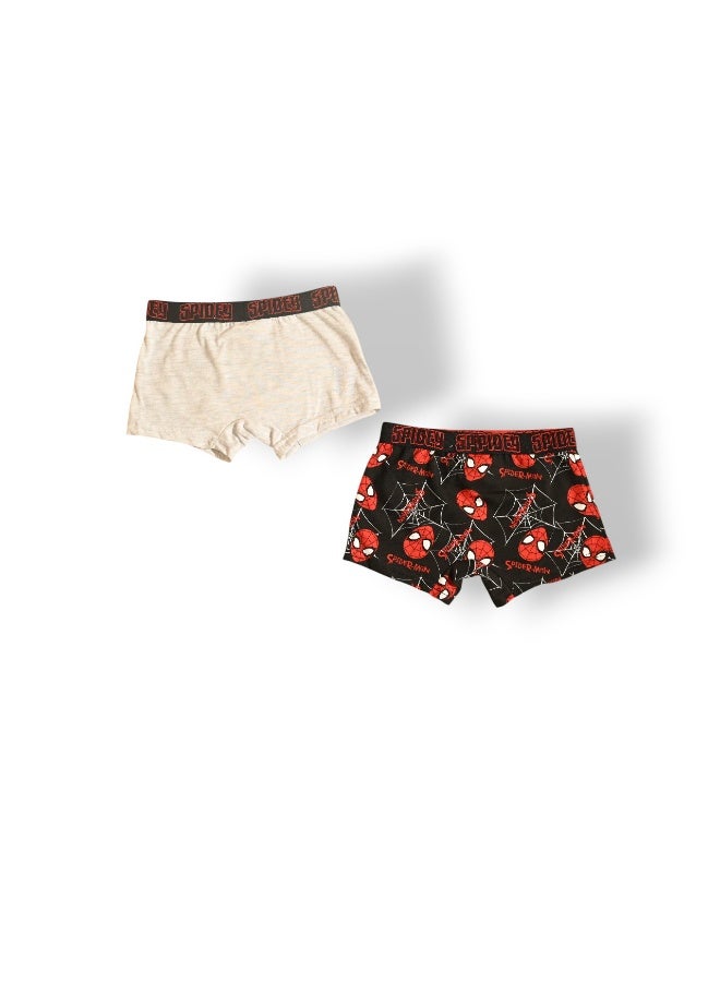 SPIDERMAN SPIDERMAN 2PCS BOYS BOXER , 65%polyester,35%cotton  - Image 3