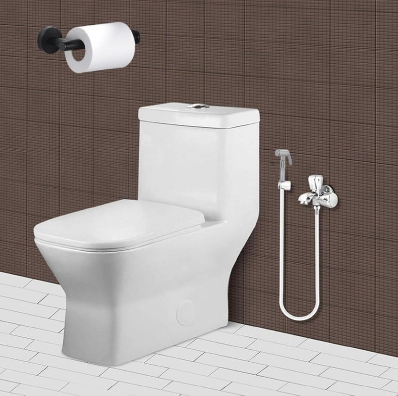 FOLX FBA15 Wall Mount Toilet Tissue/Napkin Paper Roll Holder for Bathroom, Kitchen Tissue Roll Stand, 304 Grade Stainless Steel, Home and Bathroom Accessories (1, MATT Black) - Image 4