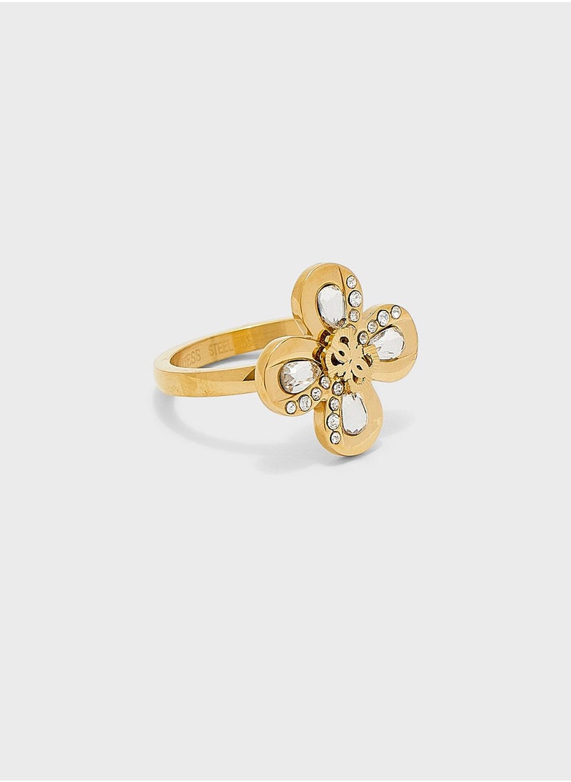 GUESS 4G Flower Ring  - Image 1
