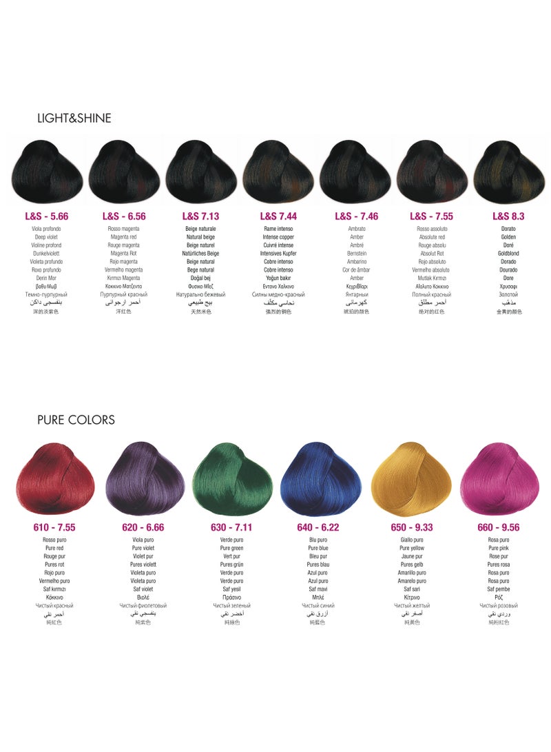 framesi FRAMCOLOR 2001 - Permanent Hair Colouring Cream 60 ML | L&S 7.55 Absolute Red - Image 3