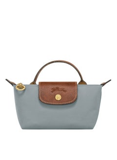 Longchamp Women's Mini Makeup Bag, Handbag, Shoulder Bag Steel Grey Classic  - Image 1