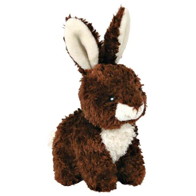 Trixie Rabbit Plush Toy for Dogs Soft Cuddly Plush Toy, Made with Polyester Comes with an Animal Sound for Added Fun Perfect for Both, Indoor & Outdoor Play Sessions - 15 cm - Image 3