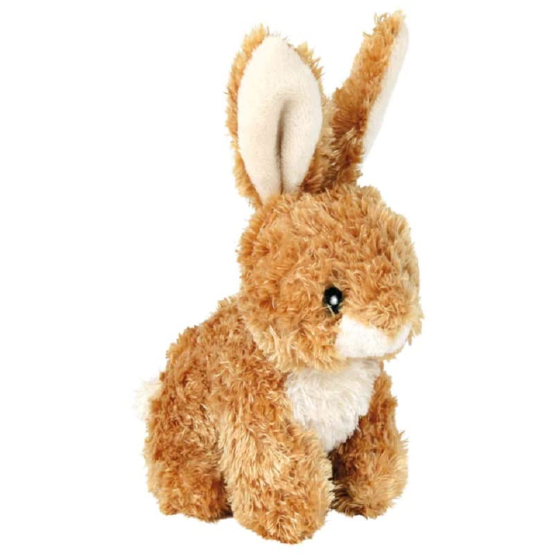 Trixie Rabbit Plush Toy for Dogs Soft Cuddly Plush Toy, Made with Polyester Comes with an Animal Sound for Added Fun Perfect for Both, Indoor & Outdoor Play Sessions - 15 cm - Image 5