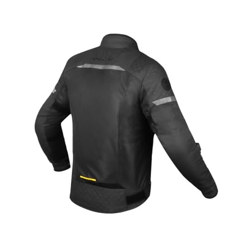 Cramster Flux Jacket - Mesh Motorcycle Riding Jacket I Impact Protection I Abrasion Resistance - Black, Small - Image 2