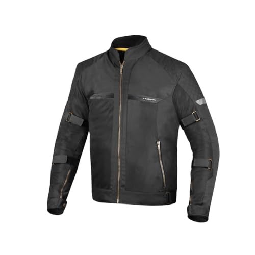 Cramster Flux Jacket - Mesh Motorcycle Riding Jacket I Impact Protection I Abrasion Resistance - Black, Small - Image 1