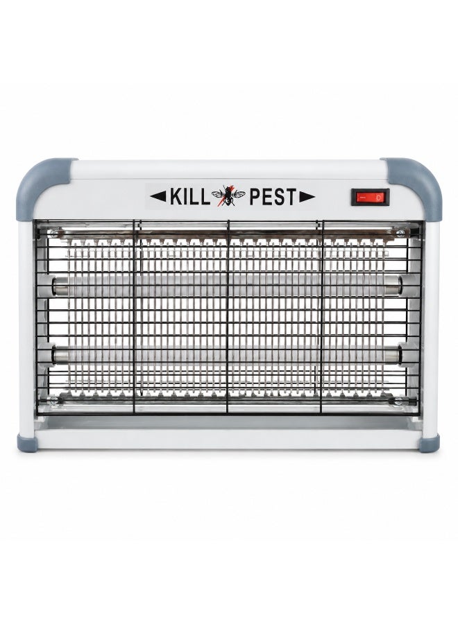 16W Electric Flying Insect Zapper – Mosquito and Fly Killer with UV Light and Electric Grid – Quiet, Chemical-Free Operation; Includes Cleaning Brush - Image 1