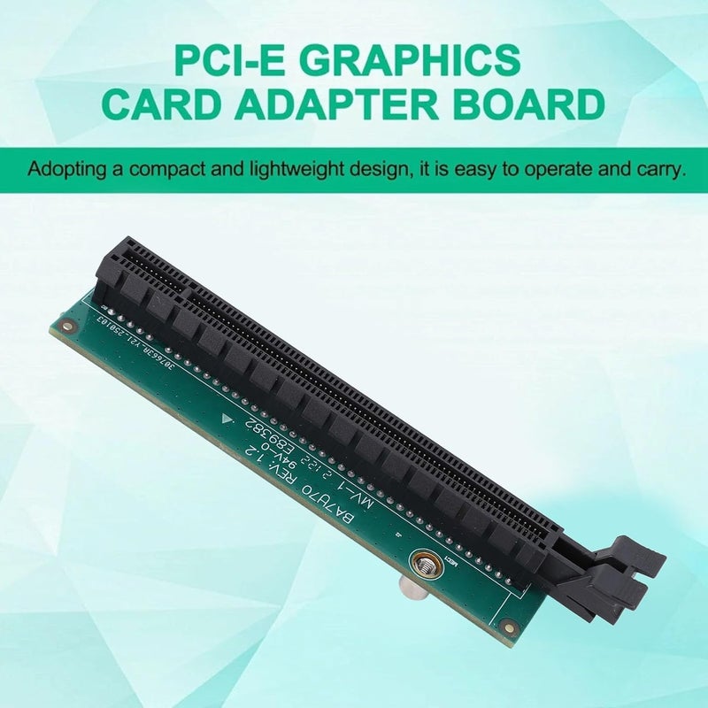 Elegant practical multi-option build Zunate PCI E 16X Graphics Card Adapter for ThinkCentre M920q M920x M910x M720q P330 Tiny5 Series, 01AJ940 Riser Expansion Board with 4 Port NIC Support (with Back Plate) Leakproof sealed Market demand focused build Gulf market standard build Multi-demand satisfied design Multi item matching Permanent & temporary usable Individual & group usable Multi-demand compliant quality Main road full logistics cover Market aligned local stock All climate suitability Simple multifunctional build General purpose design Easy assemble Light durable upgraded substance Global easy assemble picks Global assorted color picks Temp fluctuation resistant crafted quality Low maintenance Heat insulation layer Intra-city fast distribution Instant order available stock Integrated local logistics Elegant appearance - Image 2