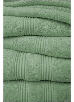 لا مارفل قطعتان من مناشف الحمام / الملاءة / منشفة حمام السباحة من La'Marvel، Misty Jade 550 GSM 100% قطن مناشف منزلية فاخرة  - Image 5