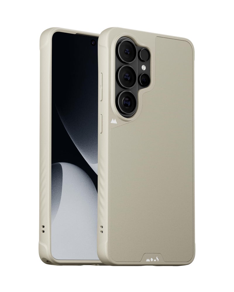 Mous for Samsung Galaxy S26 Ultra Case, Compatible with MagSafe & Qi2 â€“ Limitless Protective Galaxy S26 Ultra Case â€“ Shockproof, Full Camera Protection, Magnetic, Anti-Scratch Back, Sand - Image 1